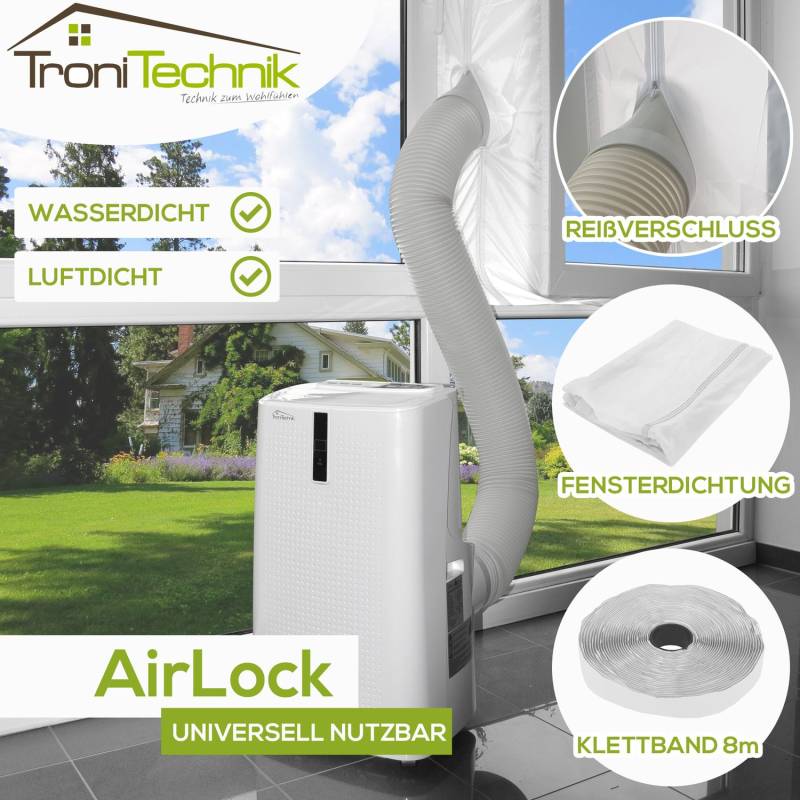 AirLock Fensterabdichtung Klimagerät 4m von Tronitechnik