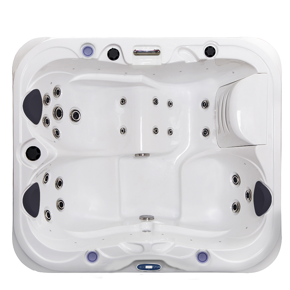 Outdoor Whirlpool NISIDA weiß 195x170 Outdoor Whirlpool NISIDA weiß 195x170 von Tronitechnik