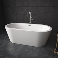 TroniTechnik Freistehende Badewanne Acrylbadewanne Standbadewanne Piperi 168cm x 80cm x 60cm von Tronitechnik