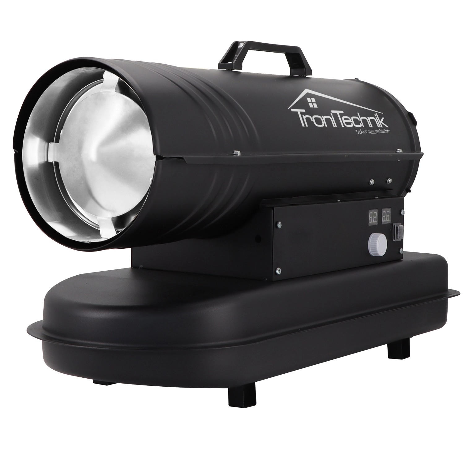 TroniTechnik Heizkanone Heizgebläse Diesel 20kW Heißluftgenerator 19l Tank Tragegriff TroniTechnik Heizkanone Heizgebläse Diesel 20kW Heißluftgenerator 19l Tank Tragegriff von Tronitechnik