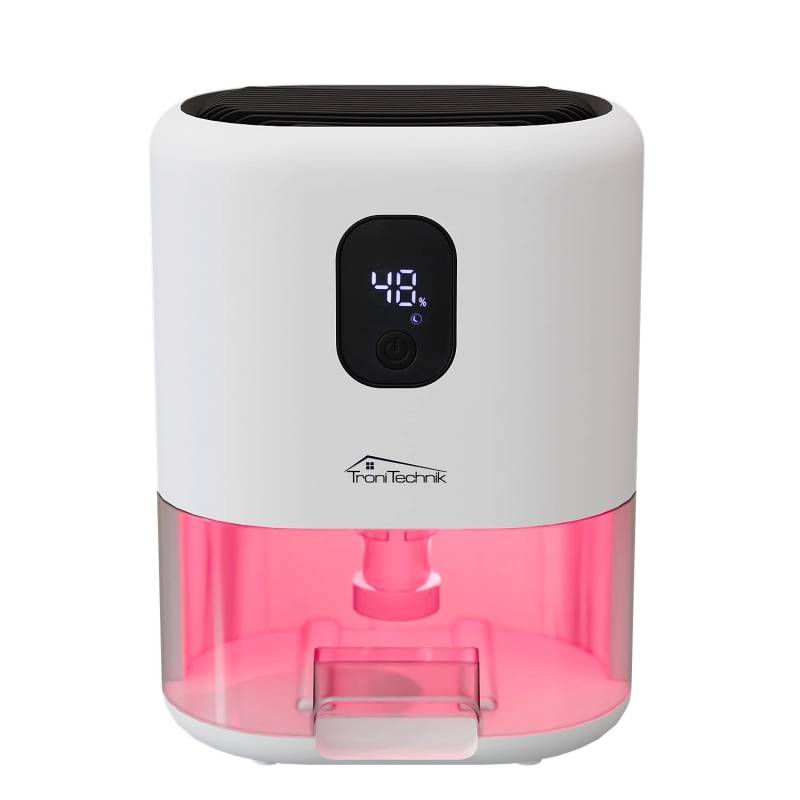 TroniTechnik Luftentfeuchter EF02 400Ml 24H Leise 1L Tank LED von Tronitechnik