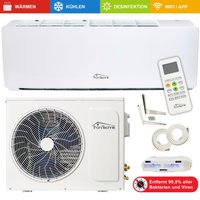 TroniTechnik Reykir Split Klimagerät Klimaanlage mit 9000 BTU, inkl. Zubehör, Wandhalterung und UV-C von Tronitechnik