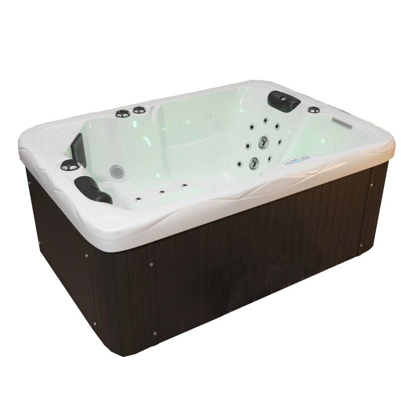 Tronitechnik Outdoor Whirlpool Levanzo 22Kw Pumpe 3Kw Heizung - 190 X 135 X 77Cm - Inkl Heizung 41 Massagedüsen von Tronitechnik