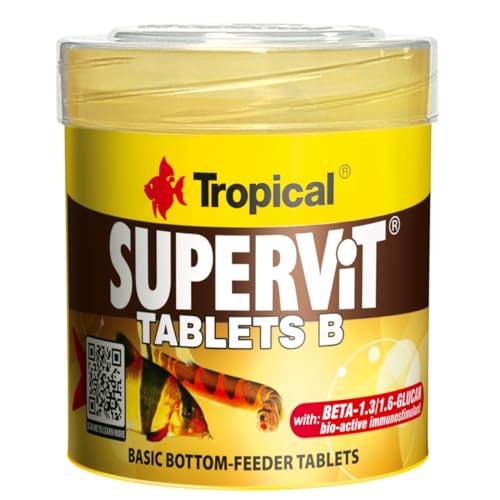 Tropical Tadeusz Ogrodnik TR-20632 Supervit Tablets B 50ml/36g 200pcs Tropical Tadeusz Ogrodnik TR-20632 Supervit Tablets B 50ml/36g 200pcs von Tropical