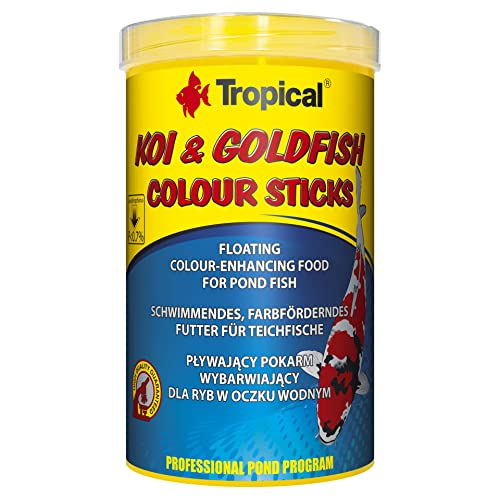 KOI&Goldfish Colour Sticks 1000ml / 80g - Schwimmendes farbverstärkendes Futter für Teichfische KOI&Goldfish Colour Sticks 1000ml / 80g - Schwimmendes farbverstärkendes Futter für Teichfische von Tropical