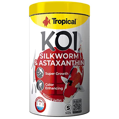 Koi Silkworm & Astaxanthin Pellet S 1L von Tropical