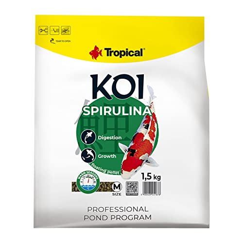 Koi Spirulina Pellet M 5L von Tropical