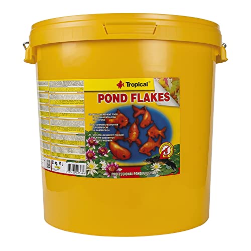 Pond Flakes 21L / 3,5kg - Mehrkomponenten-Flocken für die tägliche Fütterung von Jungfischen großer Teichfischarten Pond Flakes 21L / 3,5kg - Mehrkomponenten-Flocken für die tägliche Fütterung von Jungfischen großer Teichfischarten von Tropical