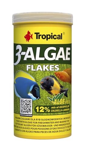 Tropical 3-Algae Flakes, 1er Pack (1 x 250 ml) von Tropical