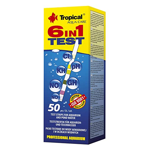 Tropical 6 in 1 Test 50 Teststreifen, 1er Pack (1 x 12 g) von Tropical