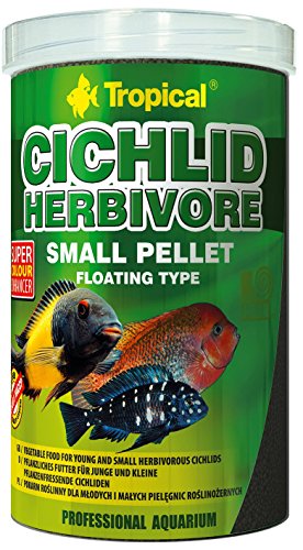 Tropical Cichlid HERBIVORE Pellet (small) - 250 ml von Tropical