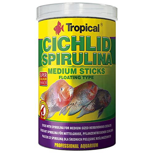 Tropical Cichlid Spirulina Medium Sticks, 1er Pack (1 x 1000 ml) Tropical Cichlid Spirulina Medium Sticks, 1er Pack (1 x 1000 ml) von Tropical