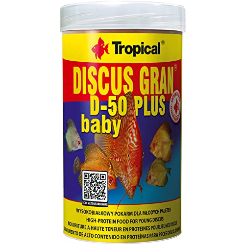 Tropical Discus Gran D-50 Plus Baby, 1er Pack (1 x 130 g) von Tropical
