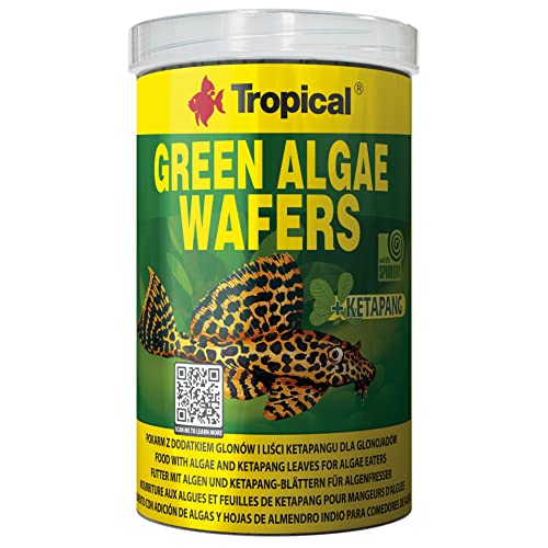 Tropical Green Algae Wafers Welschips, 1er Pack (1 x 1 l) von Tropical