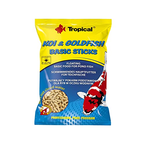 Tropical K-120 Koi und Goldfisch Basic Sticks, 1er Pack (1 x 1 l) von Tropical
