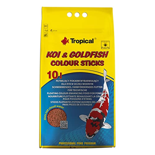 KOI & Goldfish Colour Sticks, 10 l/800 g, schwimmende Sticks für Teichfische KOI & Goldfish Colour Sticks, 10 l/800 g, schwimmende Sticks für Teichfische von Tropical