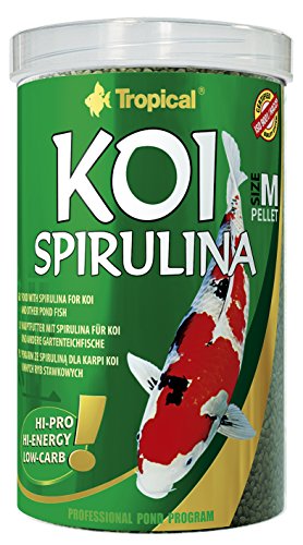 Tropical Koi Spirulina Pellet Size M, 1er Pack (1 x 1 l) von Tropical