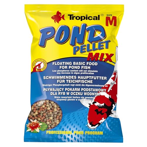 Tropical Pond Pellet Mix Size M, 1er Pack (1 x 1 l) von Tropical