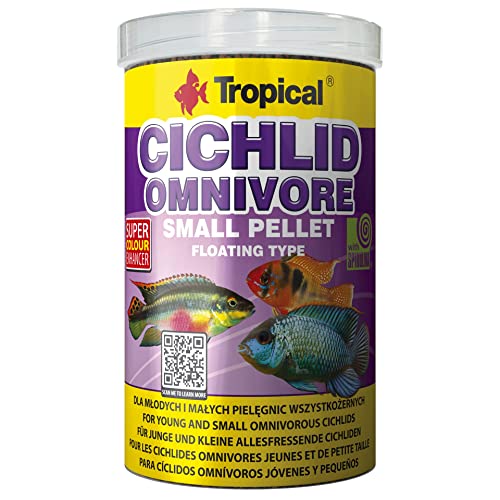 Tropical TR-60954 Cichlid Omnivore Small Pellet - 250 ml von Tropical