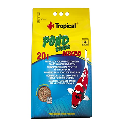 Tropical Pond Sticks Mixed 20L / 1600g - Schwimmende Teichfischfutter-Sticks für Goldfische, Koi und alle Kaltwasserfische Tropical Pond Sticks Mixed 20L / 1600g - Schwimmende Teichfischfutter-Sticks für Goldfische, Koi und alle Kaltwasserfische von Tropical