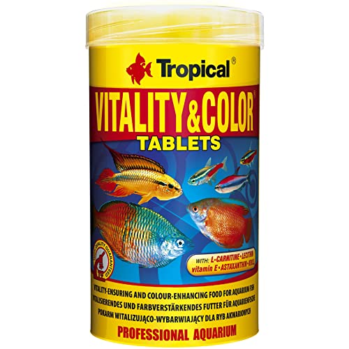 Tropical Vitality und Color Tablets farbfördernde Haftfuttertabletten, 1er Pack (1 x 250 ml) von Tropical
