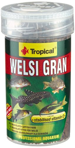 Tropical Welsi Gran Granulat für Bodenfressende Zierfische, 2er Pack (2 x 100 ml) von Tropical