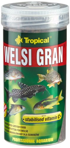 Tropical Welsi Gran Granulat für Bodenfressende Zierfische, 2er Pack (2 x 250 ml) von Tropical