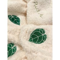Anthurium Kristalline Sherpa Eco Decke von TropicalCollectionTH