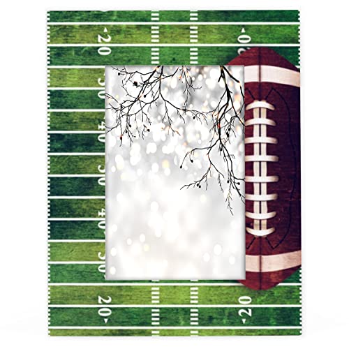 American Football Bilderrahmen aus Holz, 25,4 x 20,3 cm, für Tisch- und Wandmontage von TropicalLife