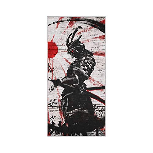 RELEESSS Japanische Samurai-Handtücher, weiche Mikrofaser, schnell trocknendes Handtuch für Zuhause, Badezimmer, Küche, Reisen, Sport, Fitnessstudio, Yoga, Spa, Mehrzwecknutzung von TropicalLife
