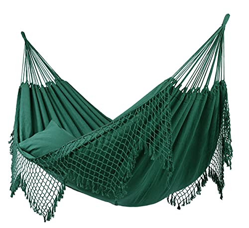 Tropilex Südamerikanische Hängematte Familie | Handgefertigt | Fairtrade | 9 Stile & 8 Farben zur Auswahl | Flexibel & Belastbar | Perfekt für den Garten, Camping und auf Reisen geeignet von Tropilex