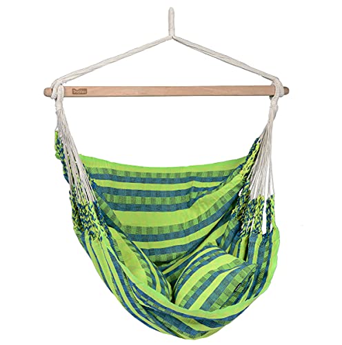Tropilex Südamerikanischer Hängesessel Single | Handgefertigt | Fairtrade | 7 Stile & 8 Farben zur Auswahl | Flexibel & Belastbar | Perfekt für den Garten, Camping und auf Reisen geeignet von Tropilex