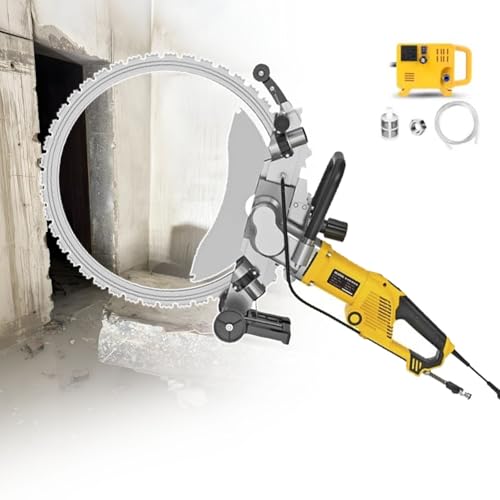 Betonringsäge, 8000 W toroidale elektrische Trennsäge mit wassergespeister Staubunterdrückung, elektrischer Ringschneider for Beton, Ziegel, Bewehrungsstahl und Marmor(AC8500) von Troqullium
