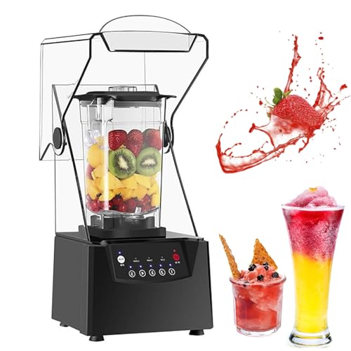 Blender for Smoothies, Commercial Blender 1.8L Smoothie Machine Fruit Juicer Smoothie Maker,5 gear Adjustable Speed for Home Restaurants Hotels von Troqullium