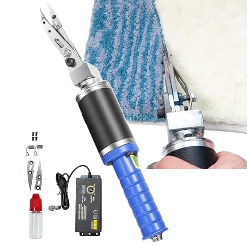 Elektrische Teppichschnitzschere, Teppichschnitzschere, Tufting-Teppichgravur-Trimmerschere, 0~4000 U/min, Gravur-Trimm-Modellierschere von Troqullium