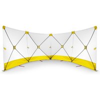 VarioScreen-Sichtschutzwand 4*180*180 Gelb von Trotec