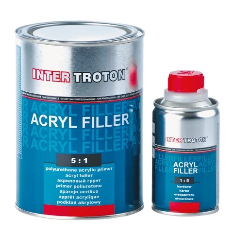 Inter Troton Akryl Füller HS 2K 5:1 - 2,5L + 0,5L Härter Schwarz Inter Troton Akryl Füller HS 2K 5:1 - 2,5L + 0,5L Härter Schwarz von Troton
