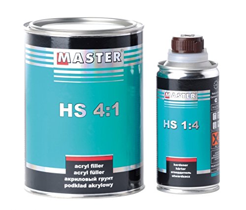 Master Troton 2K Acryl Füller Grundierung Primer HS 4:1 0,8L grau + Härter 0,2L von Troton