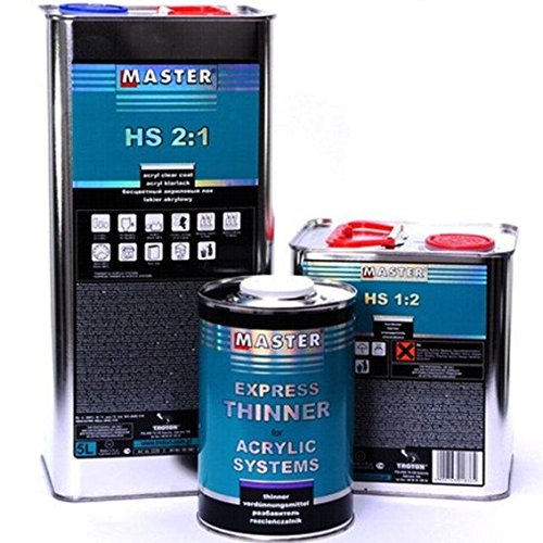 Troton 2K HS ACRYL KLARLACK 2:1 KRATZFEST LACK 5L + HÄRTER SCHNELL FAST 2,5L + 1L EXPRESS VERDÜNNER Troton 2K HS ACRYL KLARLACK 2:1 KRATZFEST LACK 5L + HÄRTER SCHNELL FAST 2,5L + 1L EXPRESS VERDÜNNER von Troton