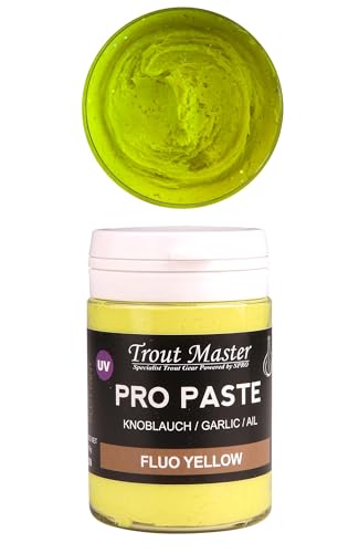 Trout Master Pro Paste - 60g Forellenteig Forellenpaste, Farbe:Fluoro Yellow von Trout Master