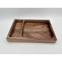 Holz Tablett Rechteckiges Tablett | 26x18x1, 8cm von TroutWorkshop