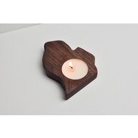 Michigan Holz Teelicht Kerzenhalter Michigan Holz Teelicht Kerzenhalter von TroutWorkshop