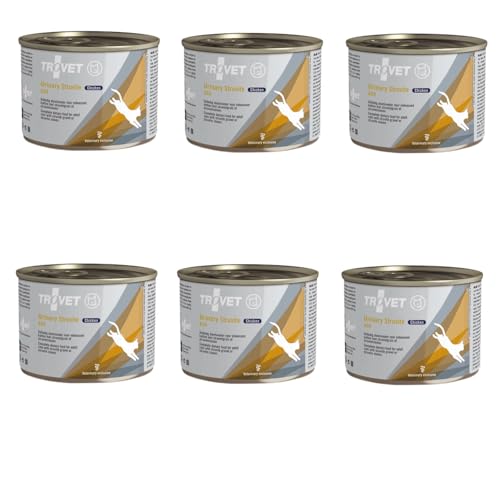 Trovet Urinary Struvite ASD Huhn | 6 x 200 g | Diätalleinfutter für Katzen mit wiederkehrenden Struvitkristallen | Nassfutter mit niedrigem Kalium- & reduziertem Magnesiumgehalt Trovet Urinary Struvite ASD Huhn | 6 x 200 g | Diätalleinfutter für Katzen mit wiederkehrenden Struvitkristallen | Nassfutter mit niedrigem Kalium- & reduziertem Magnesiumgehalt von Trovet