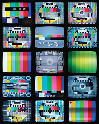 Troy Litten Kunstdruck auf Leinwand, Motiv Late Night TV, 40 x 50 cm, Polyester, Mehrfarbig von Troy Litten