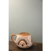 Boho Tasse, Personalisierte Geschenk Für Hausfrauen, Frauen, Kaffeeliebhaber Geschenk, Teeliebhaber, Keramik Handgemachte von TroyGiftShop