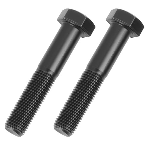 2 PCS Messerschraube Ø9.5mm (3/8" 24 UNF) Länge 51mm (2"), Schraube für Messeraufnahme Rasenmäher Messer, Rasenmäher Castelgarden 12735698/0 Snapper Stiga Bestgreen Alpina Honda Mac Allister Sterwins von Trpoey