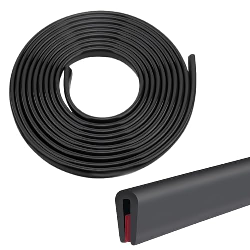 3mm x 3Meter Kantenschutz für Bleche, EPDM U-Form Gummi Kantenschutz Auto Gummidichtung,Selbstklebend Autotür Kantenschutz,Kantenschutzprofil aus Epdm für Autotüren Türen Fenster Metallplatten Glaspl von Trpoey