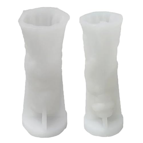 2Pcs Halloween Silicone Molds 3D Groom & Bride Columnar Ghost Silicone Mold Halloween Decorations for DIY Making Candle, Resin, Soap, WaxGhost Molds 2Pcs Halloween Silicone Molds 3D Groom & Bride Columnar Ghost Silicone Mold Halloween Decorations for DIY Making Candle, Resin, Soap, WaxGhost Molds von Trrymbbe