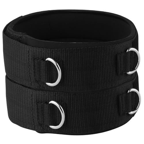 2pcs Oberschenkelgurt, gepolsterte Fitnessstudio-Manschetten mit D-Ring, einstellbarer Beingurt für Maschinen Fitnessstudio-Trainingspulen Taekwondo Fußball-Fitnessbänder 2pcs Oberschenkelgurt, gepolsterte Fitnessstudio-Manschetten mit D-Ring, einstellbarer Beingurt für Maschinen Fitnessstudio-Trainingspulen Taekwondo Fußball-Fitnessbänder von Trrymbbe