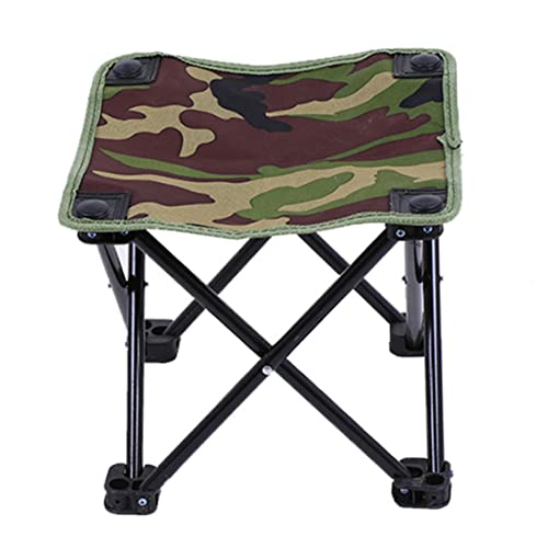 Campinghocker Klappbarer tragbarer Stuhl Leichter Mini -Sitz mit Tragetasche für Wanderweg Picknick Campinghocker im Freien von Trrymbbe